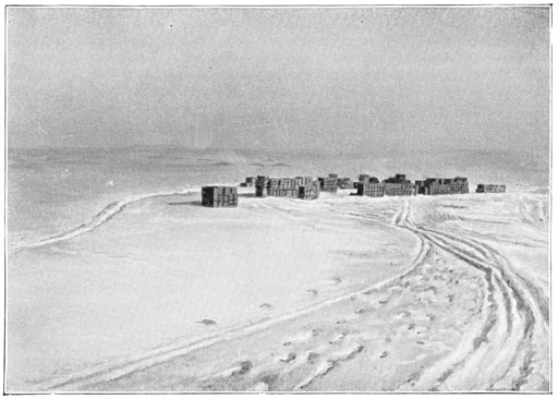 Voorloopig d&eacute;p&ocirc;t bij Framheim.