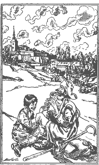 "...dos a dos y tres a tres y como pod&iacute;a las com&iacute;a...."