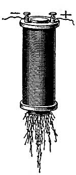 FIG. 213.&mdash;An electromagnet.
