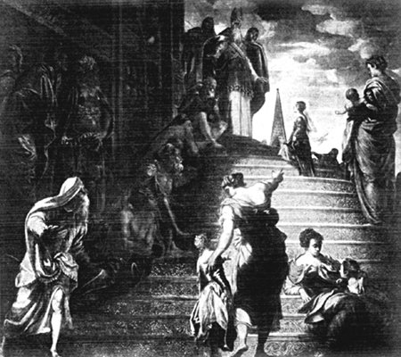 THE PRESENTATION FROM THE PAINTING BY TINTORETTO
In the Church of the Madonna dell'Orto