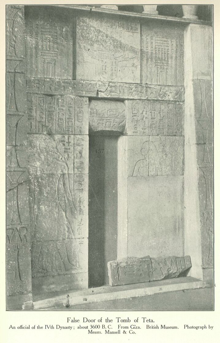 086.jpg False Door of the Tomb Of Teta, About 3600 B.c. 
