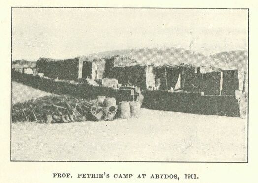 060.jpg Prof. Petrie's Camp at Abydos, 1901. 
