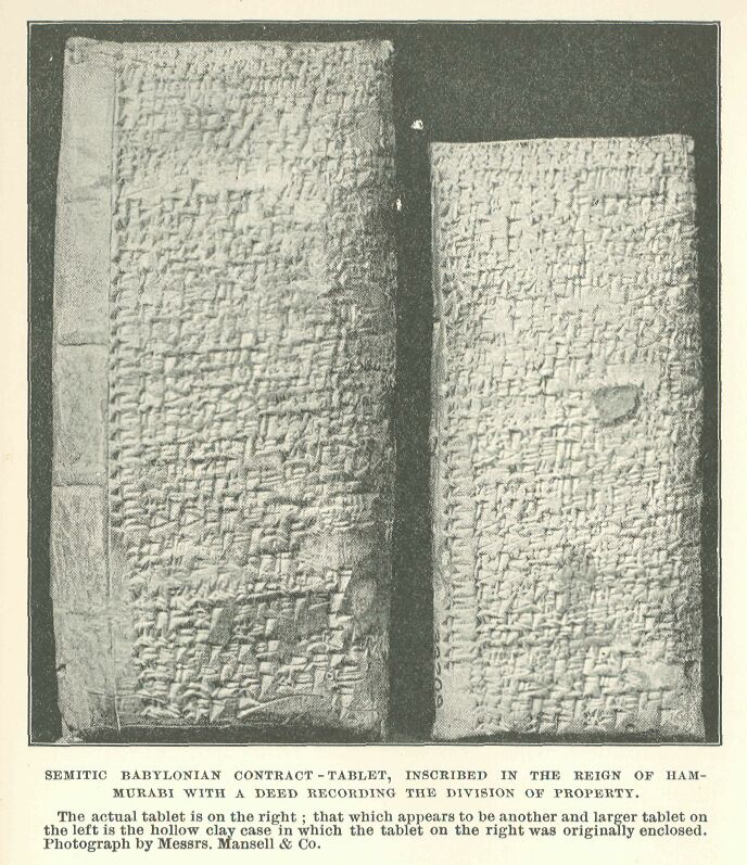 245.jpg Semitic Babylonian Contract-tablet 
