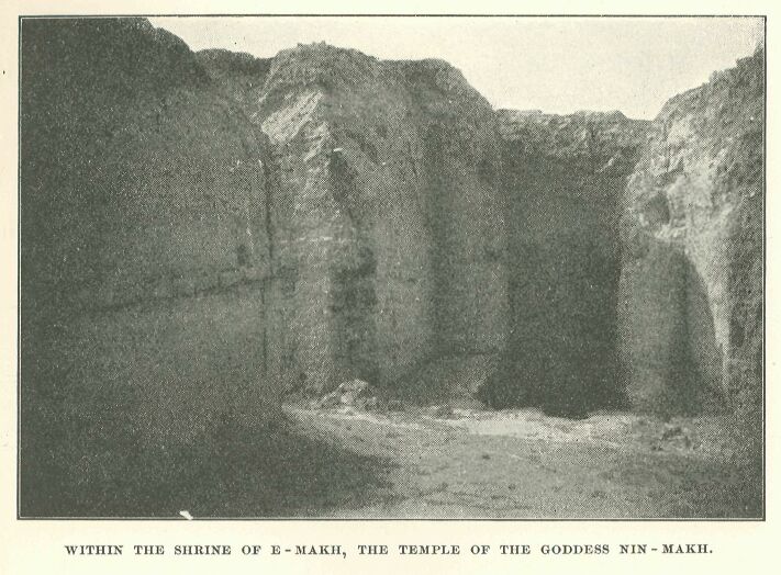 425.jpg Within the Shrine Op E-makh, The Temple Op The
Goddess Nin-makh. 
