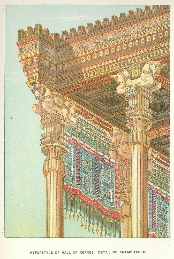 012b.jpg Hypostyle of Hall Of Xerxes: Detail Of Entablature 
