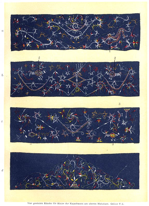 Gestickte Rockr&auml;nder.