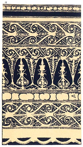 Schnitzereien auf Bambusk&ouml;chern.