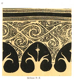 Schnitzereien auf Bambusk&ouml;chern.