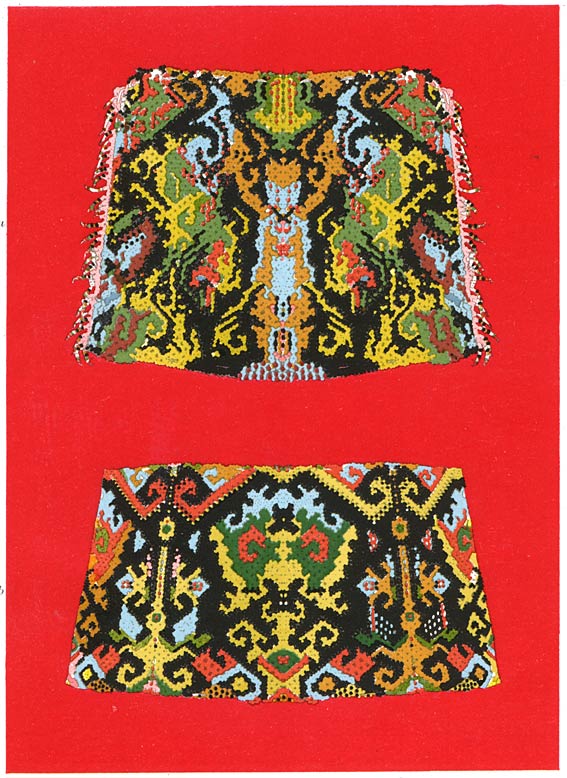 Perlenverzierungen f&uuml;r M&uuml;tzen.