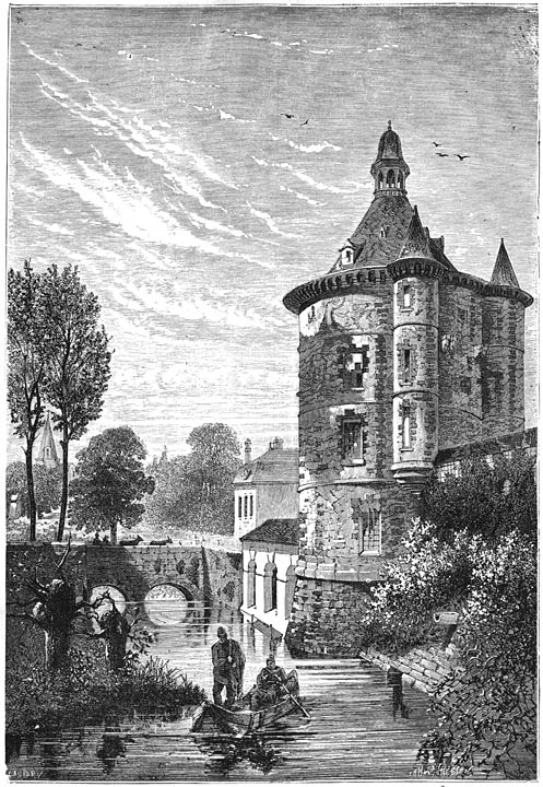 Het kasteel van Sainte-Genevi&egrave;ve.