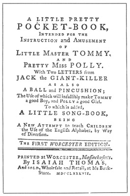 Title-page from &ldquo;A Little Pretty Pocket-Book&rdquo;