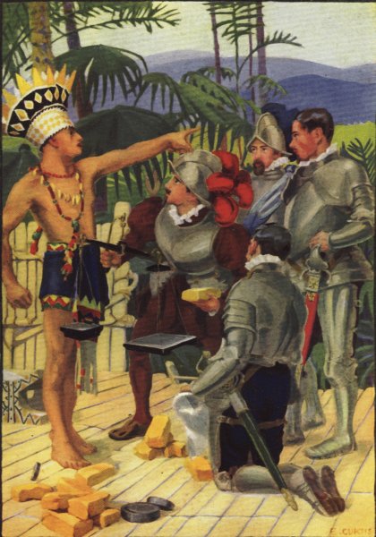 "'I will tell you where there is plenty of it'"&mdash;Frontispiece