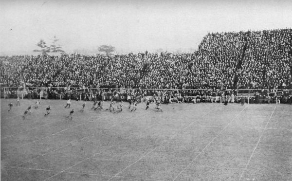 John DeWitt about to pick up the ball