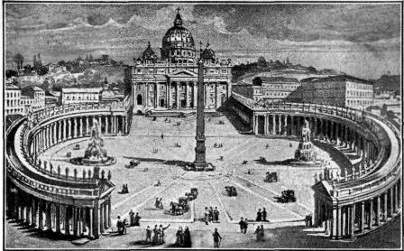 ST. PETER'S AND THE
VATICAN

The magnificent headquarters
of the papal system.
