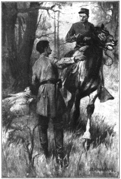 "Dick saluted and sprang into the saddle&mdash;'I understand, sir'"