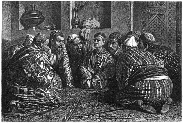 De vereerders van een Batch&agrave; of danser.