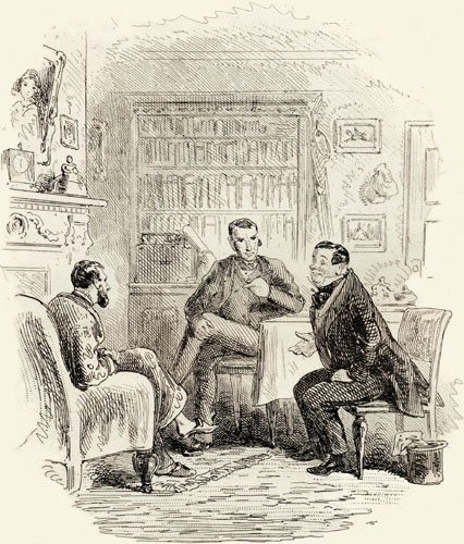 "I&rsquo;m as round as your hat, and as
      square as your elbow; I am."