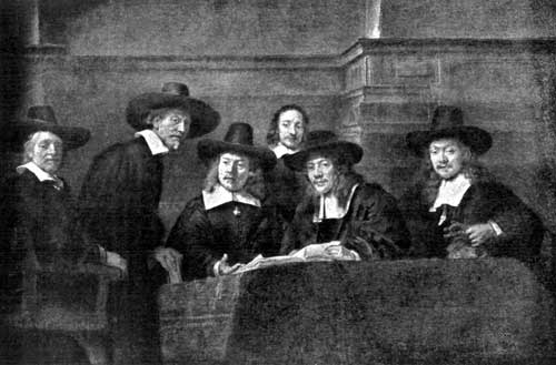 THE SYNDICS OF THE CLOTH GUILD Ryks Museum,
Amsterdam