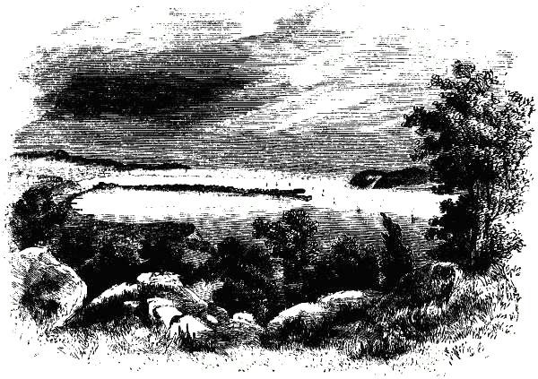 Scene on the Hudson River.