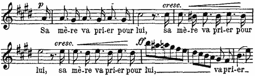 Sa m�re va prier pour lui