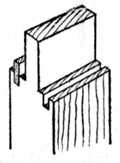 Fig. 166.&mdash;Tenon
    with Tongued and
    Grooved Shoulder.