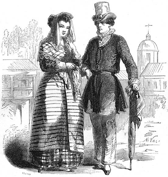 M&eacute;tis indiens-espagnols.