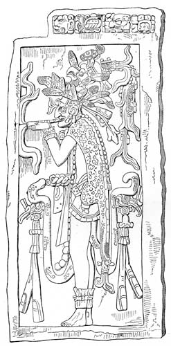 Fig. 59.&mdash;Maya Rain God.