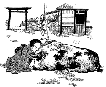 Jiro saisit la truie et l'embrasse avec toutes les marques d'un amour passionn�