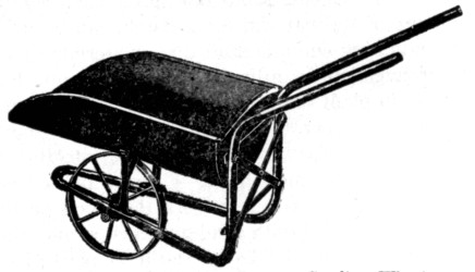 Fig. 16.&mdash;Forward Dump Charging Barrow, Sterling
Wheelbarrow Co.