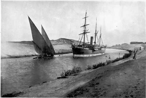 The Suez Canal near Port Sa&iuml;d