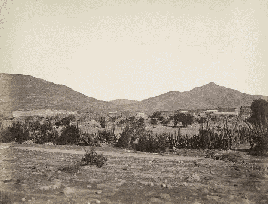 Vue general des ruines, &agrave; Mitla.