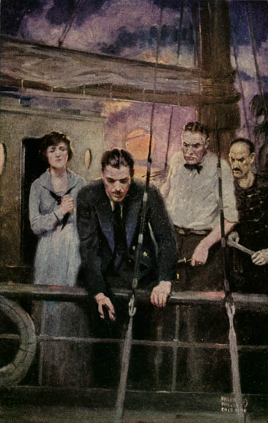 "Come up closer so I can look into the boat,"
commanded Trask