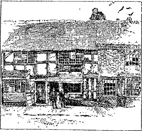 SHAKESPEARE'S BIRTH-HOUSE BEFORE THE RESTORATION IN
1857.