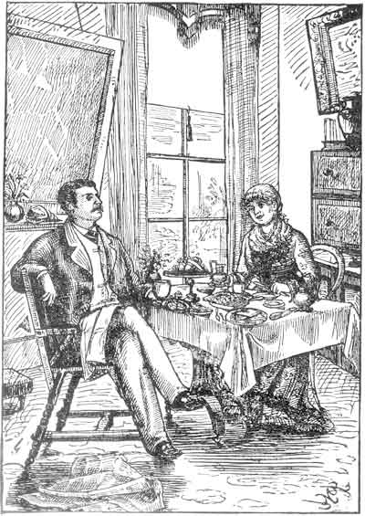 "More cream, Monsieur?"&mdash;page 101.