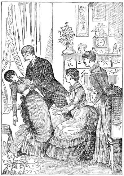 "No!" gasped Olive, half rising; "I&mdash;I&mdash;"&mdash;page 413.