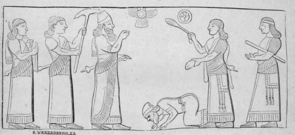 Salamanassar ottaen vastaan l�hettil�it�.