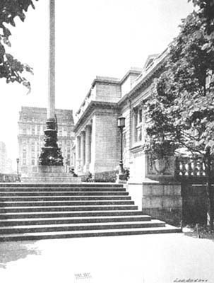 TERRACE IN FRONT OF LIBRARY
Looking South