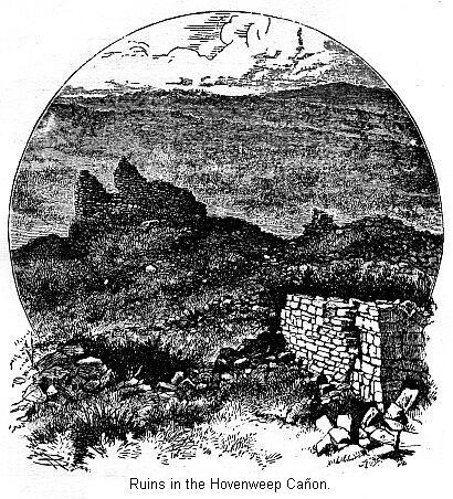 Ruins in the Hovenweeep Ca&ntilde;on.