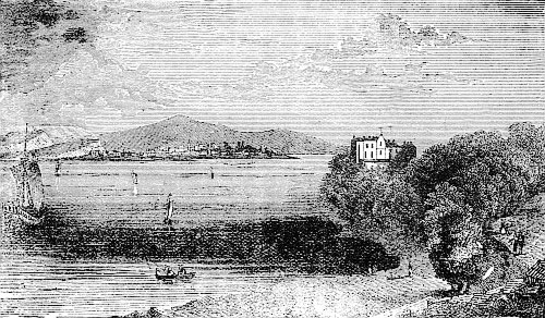 The Firth of Forth with Leith and Edinburgh in the
Distance.