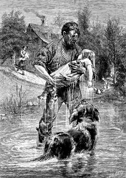 THE RESCUE.&mdash;Drawn by H.&nbsp;P. Share.