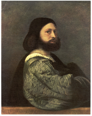 PLATE XIV.&mdash;TITIAN

PORTRAIT SAID TO BE OF ARIOSTO

National Gallery, London