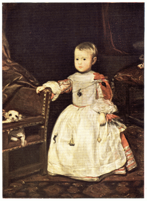 PLATE XVIII.&mdash;VELAZQUEZ

THE INFANTE PHILIP PROSPER

Imperial Gallery, Vienna