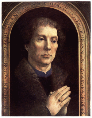 PLATE XXIII.&mdash;JAN MABUSE

PORTRAIT OF JEAN CARONDELET

Louvre, Paris