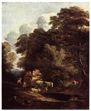 PLATE XLI.&mdash;THOMAS GAINSBOROUGH

THE MARKET CART

National Gallery, London