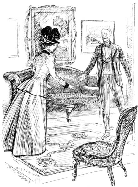 "SHE SPRANG TO HER FEET, AND RAN TO HIM WITH A JOYFUL
CRY."