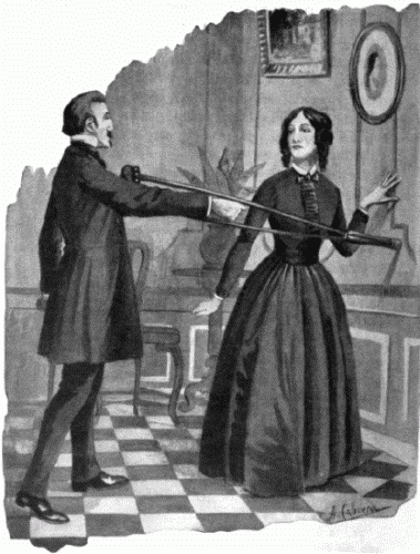 �ste la ataj� en mitad de su camino, gracias a la m�s
larga de sus muletas