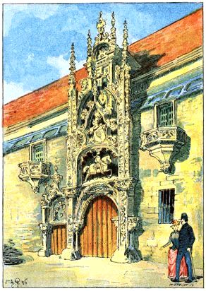 Les restes du palais ducal � Nancy