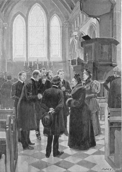 MRS. CLIFF'S INVITATION WAS DISCUSSED WITH LIVELY
APPRECIATION