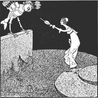 A Little Red Feather, which she had picked up in the
Market-Place