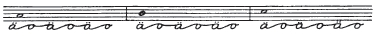 musical notation, � o � o � o � o � o � o � o � o � o